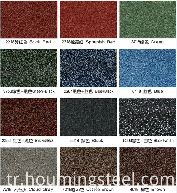 color of roofing